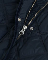 Quilted Corduroy Trim Coat