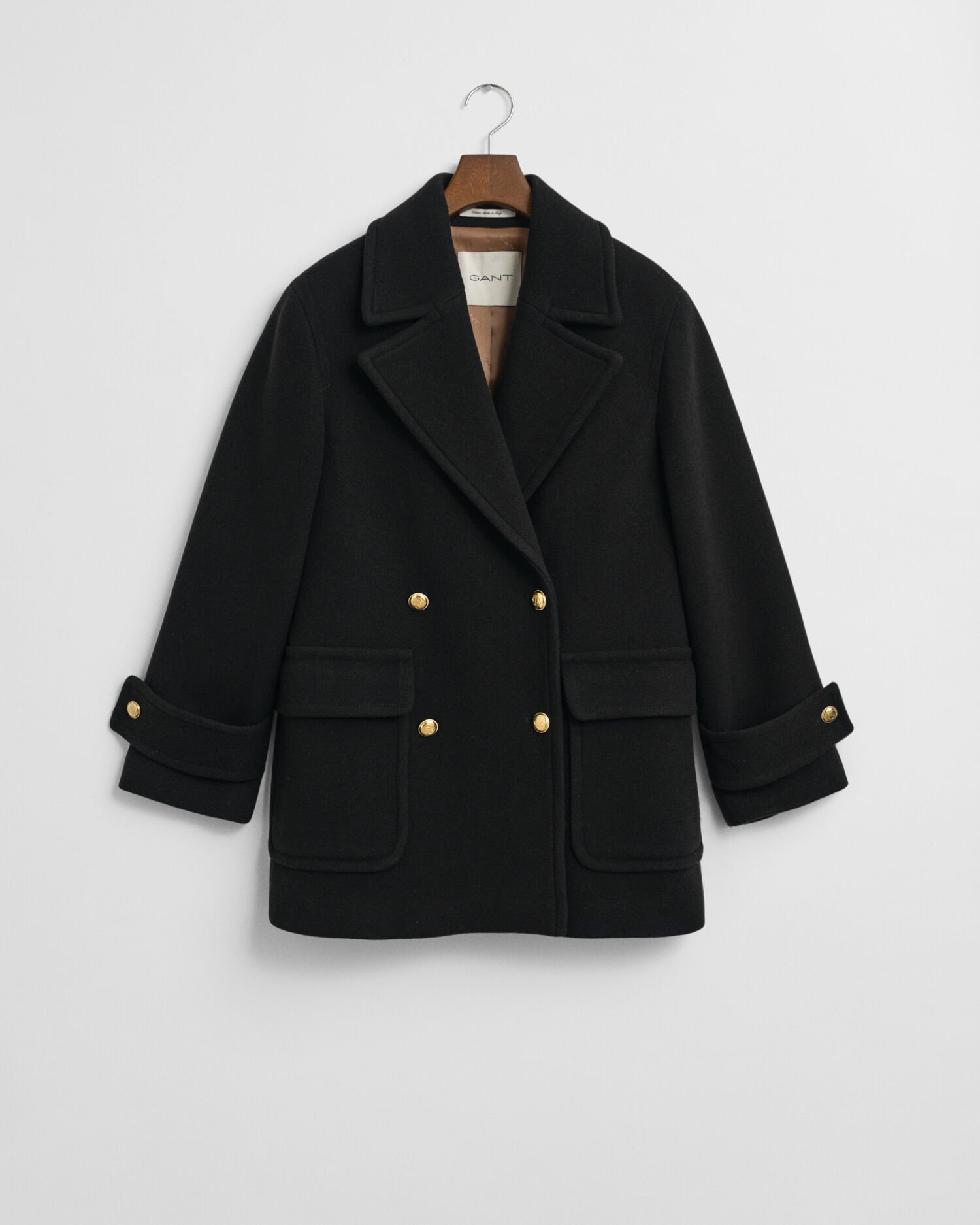 Wool Mid-Length Peacoat