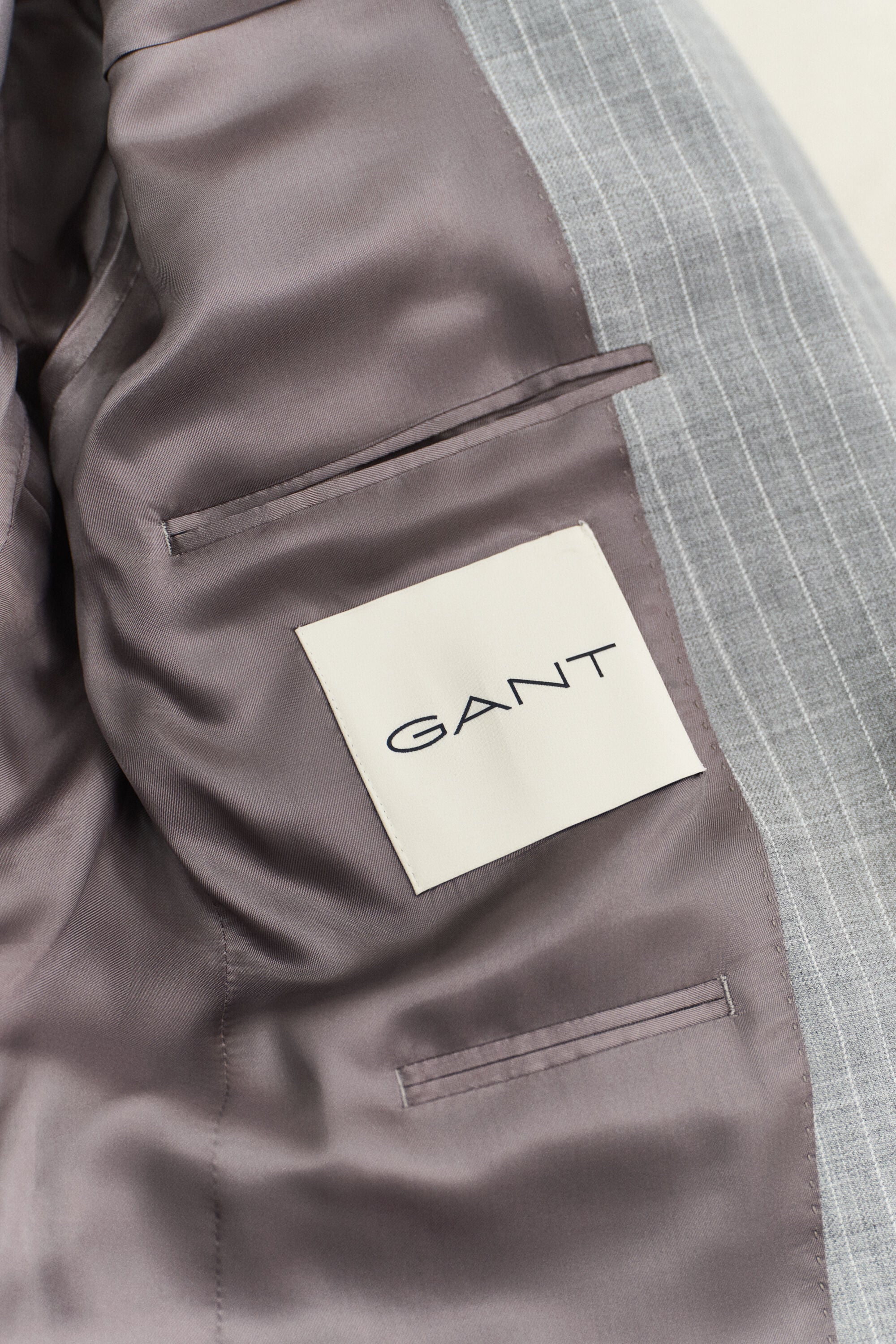 Pinstriped Suit Jacket
