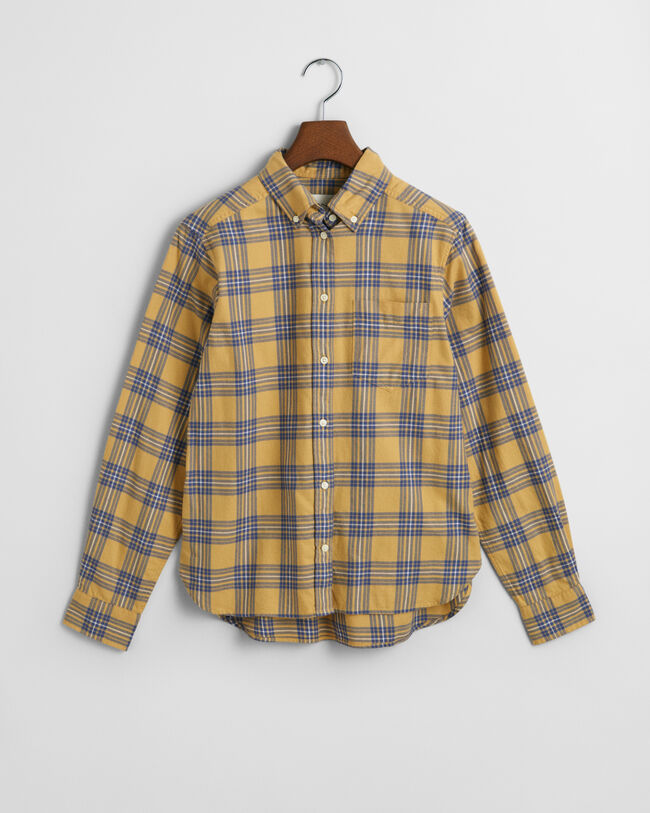 Regular Fit Checked Flannel Shirt