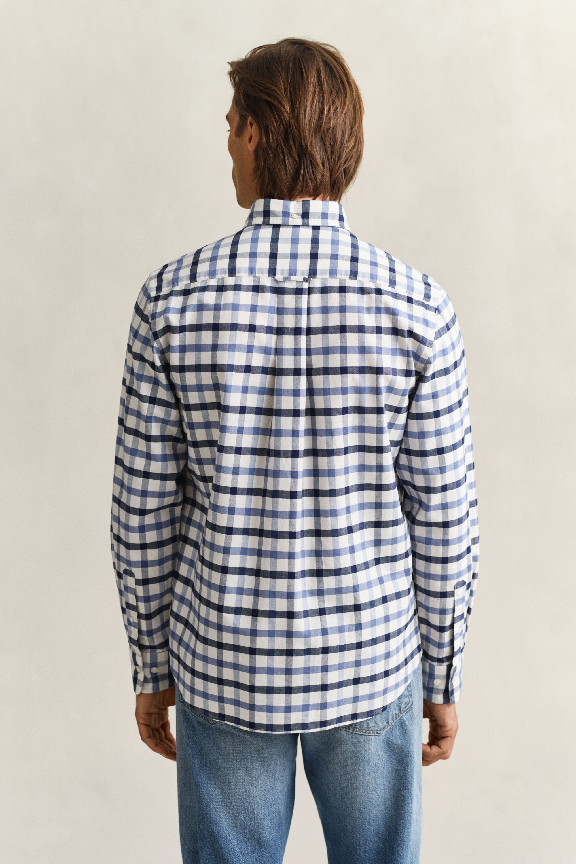 Regular Fit Checked Oxford Shirt