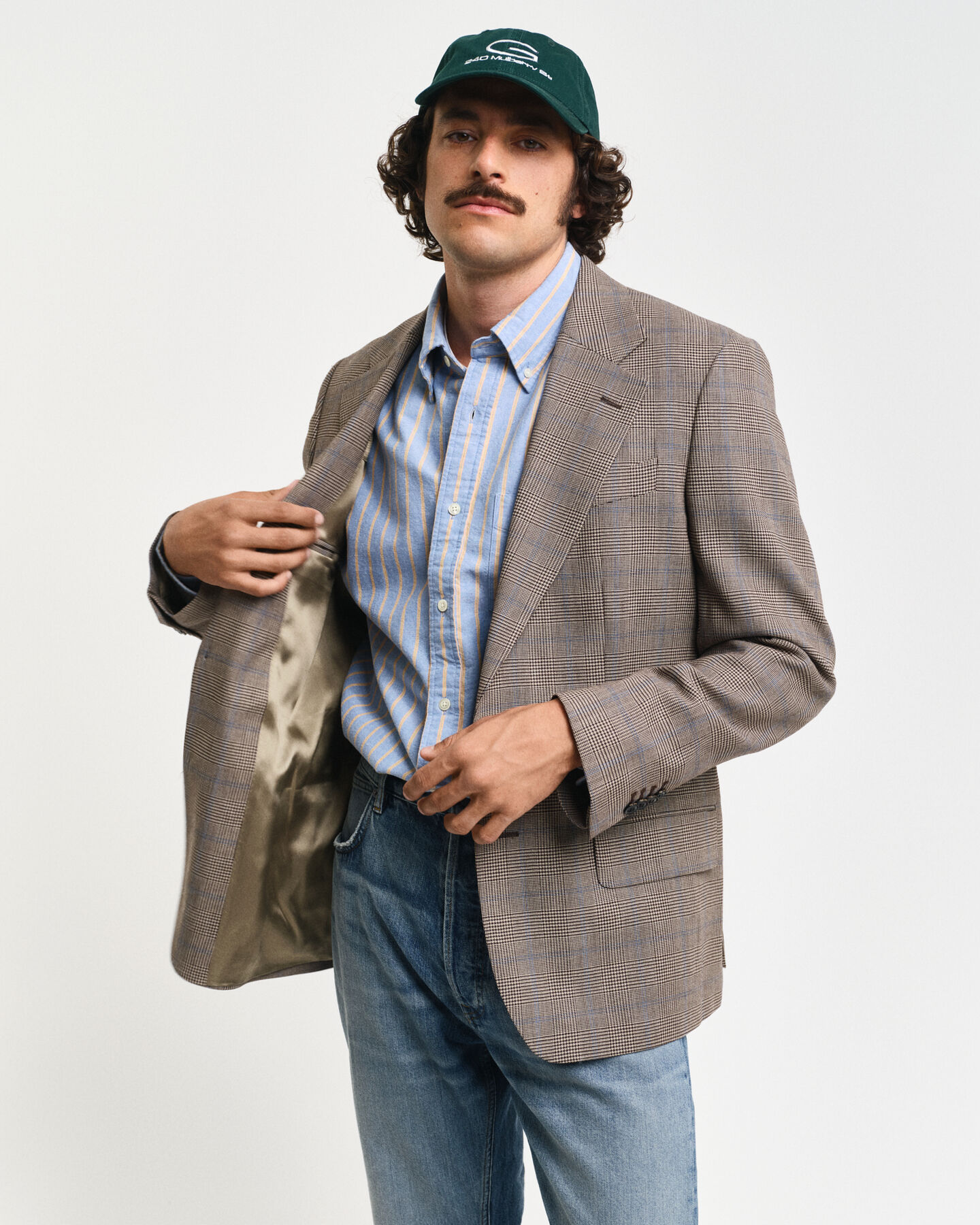 Regular Fit Glen Check Blazer