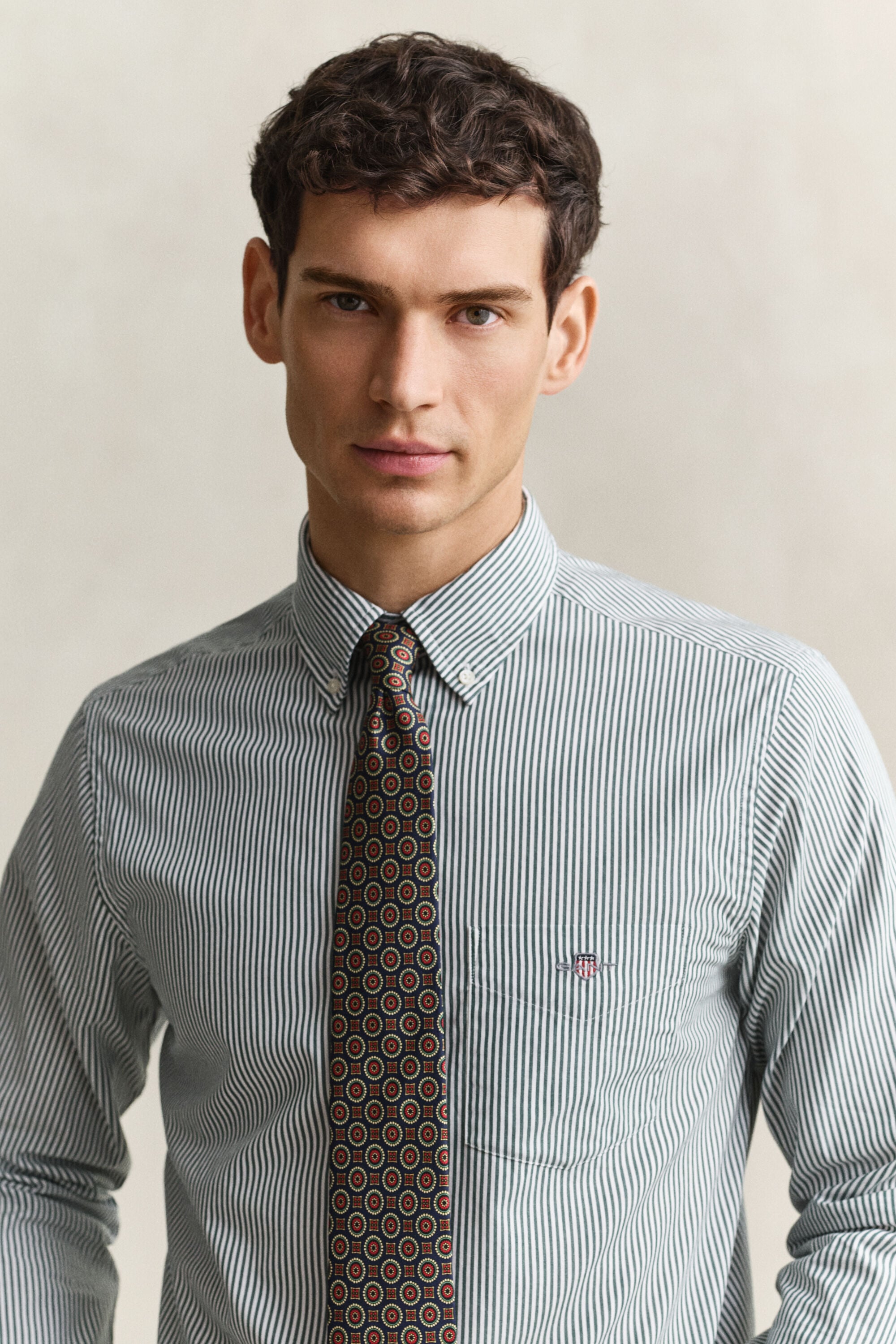 Banker Stripe Classic Poplin Shirt
