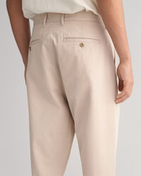 Slim Fit Fit Pleated Twill Chinos