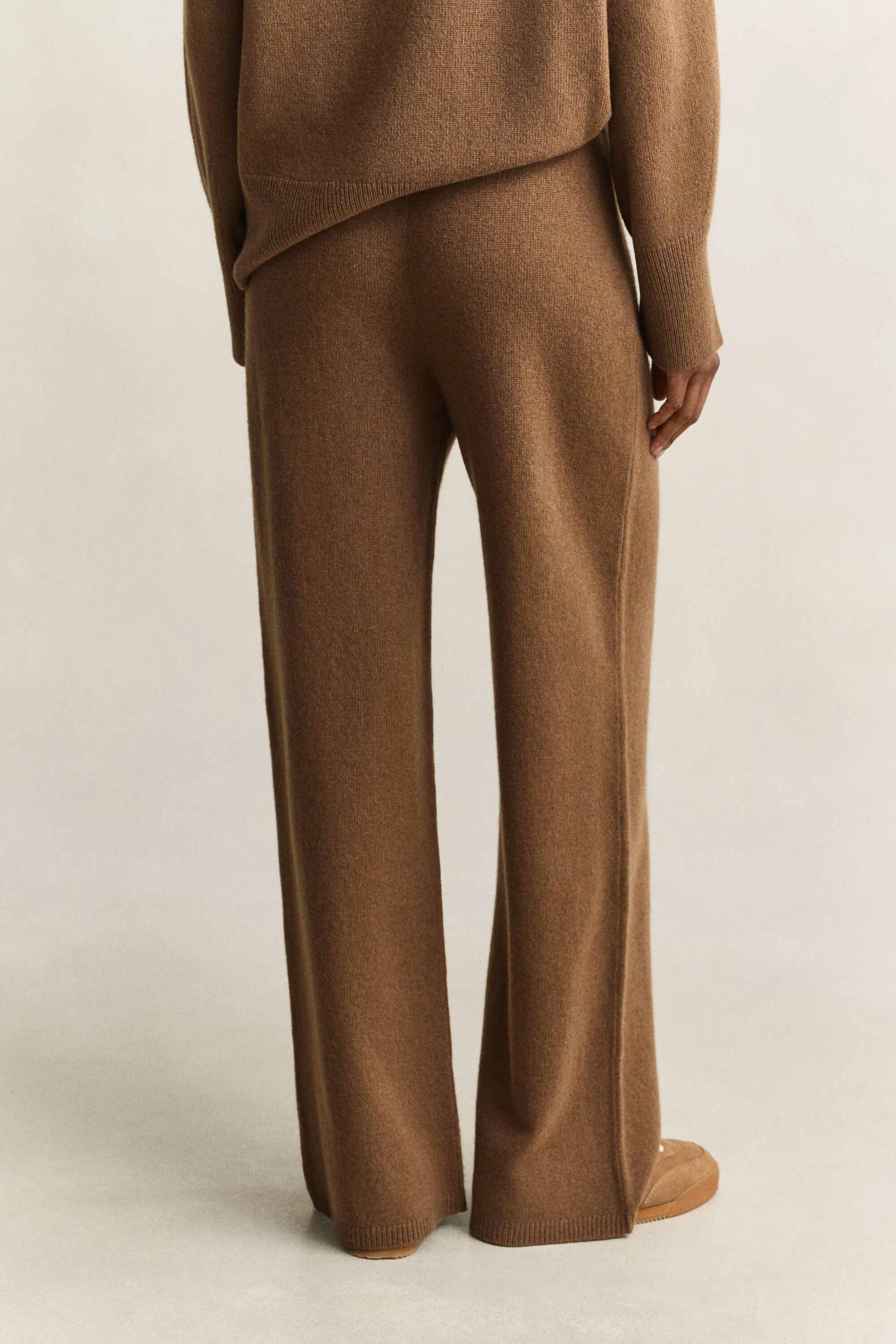 Wool Cashmere Blend Pants