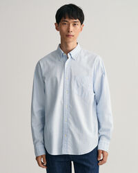 Relaxed Fit Pinstripe Oxford Shirt