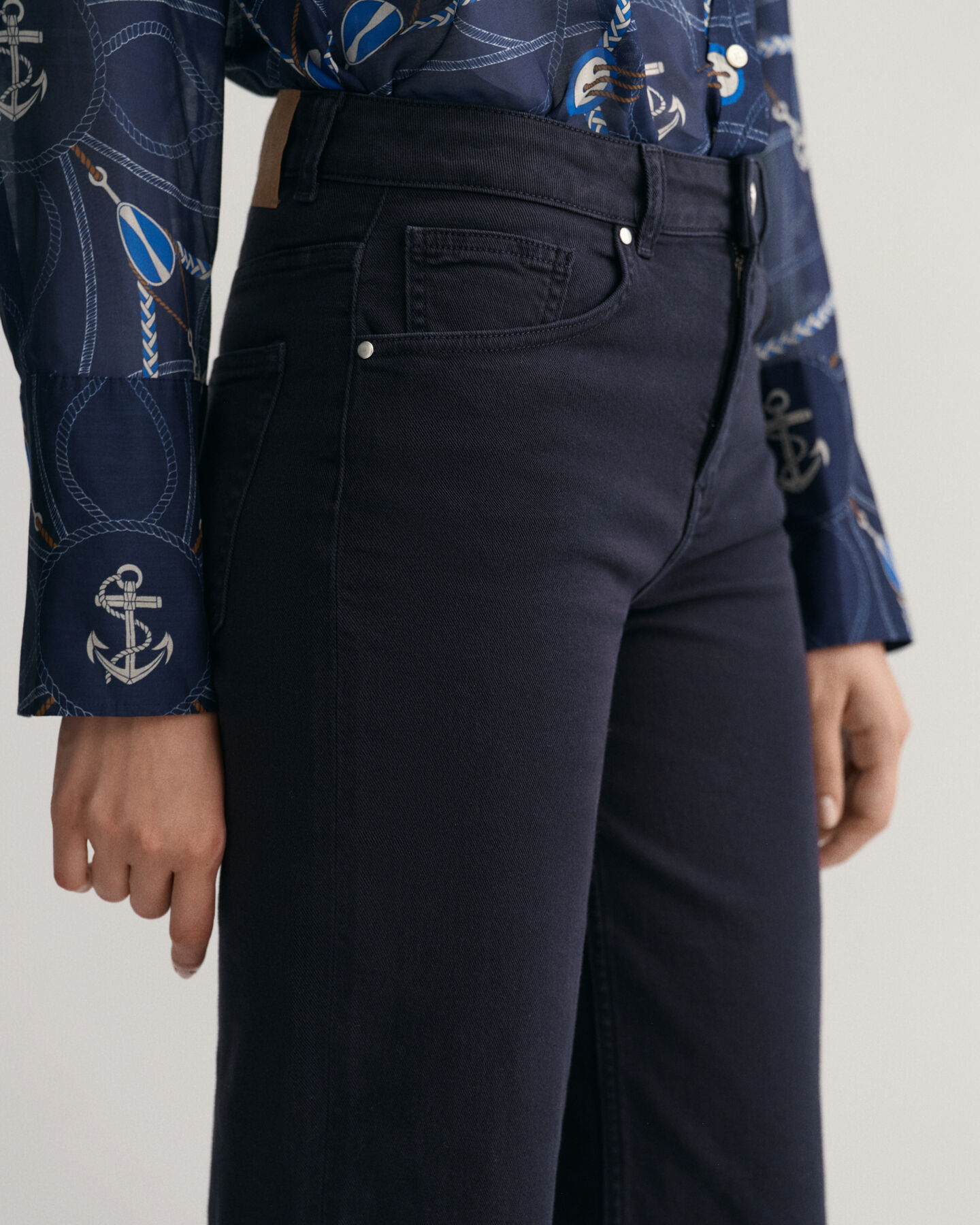 Cropped Wide Color Jeans