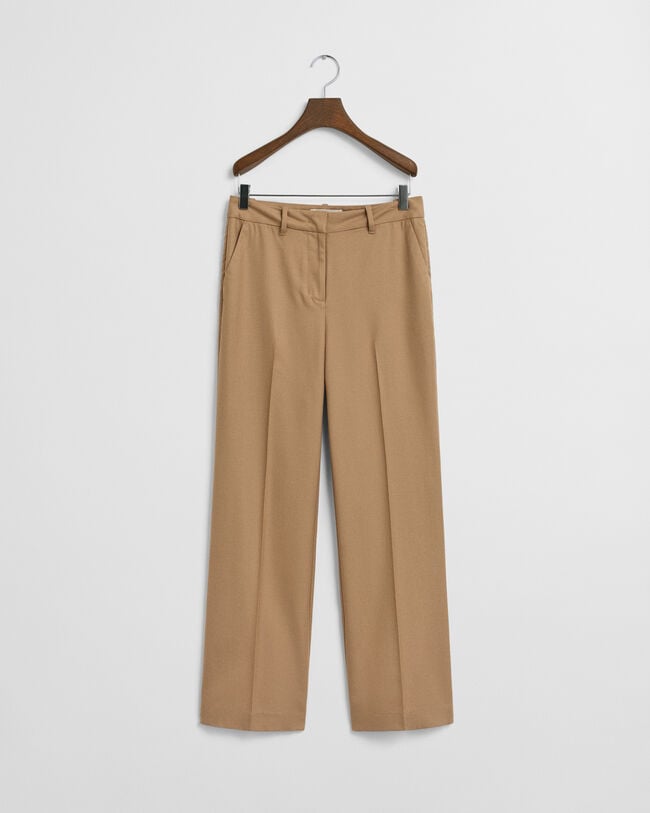 Tailored Wool Blend Pants