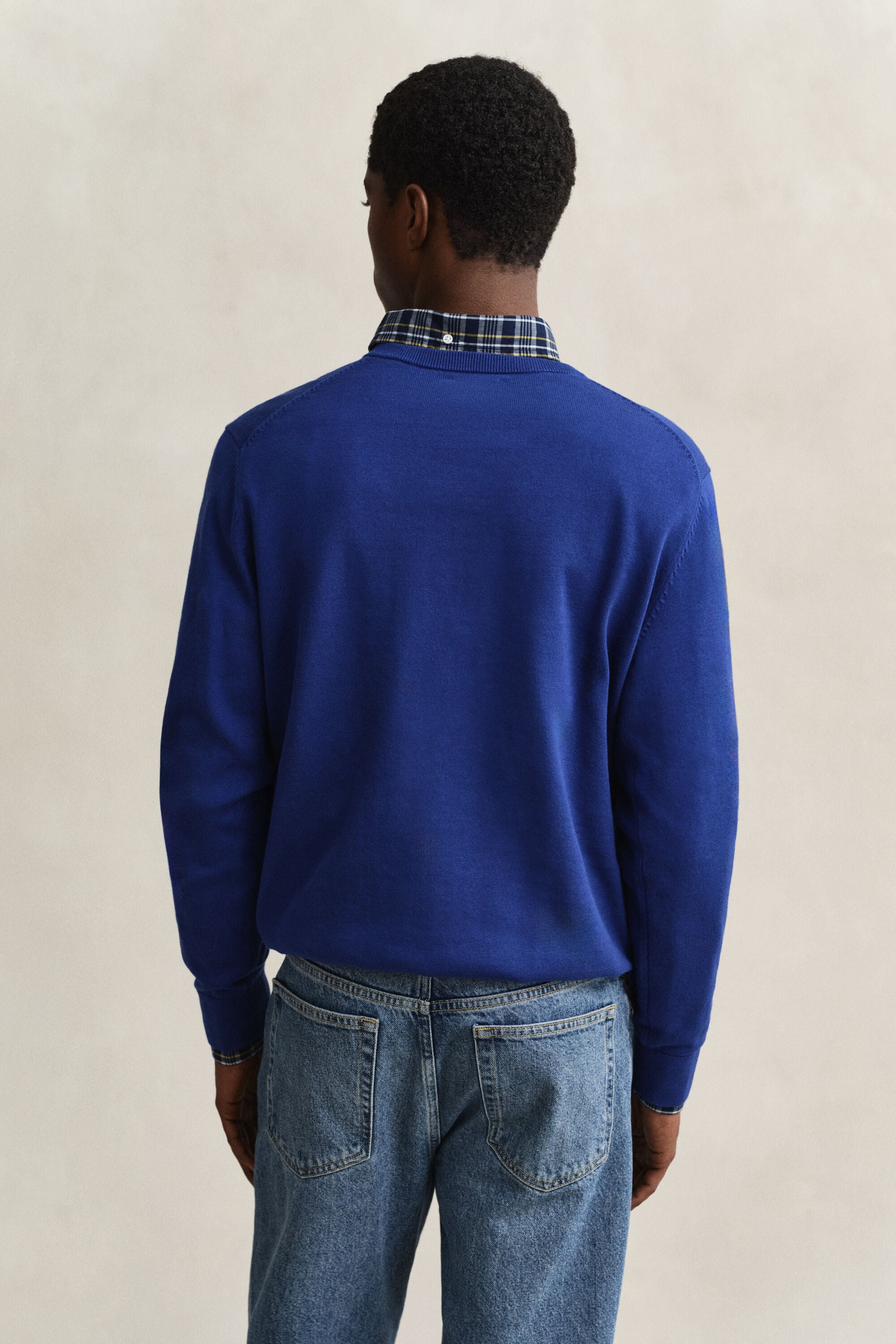 Classic Cotton V-Neck Sweater