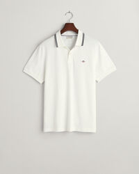 Seasonal Essential Tipped Contrast Piqu&eacute; Polo Shirt
