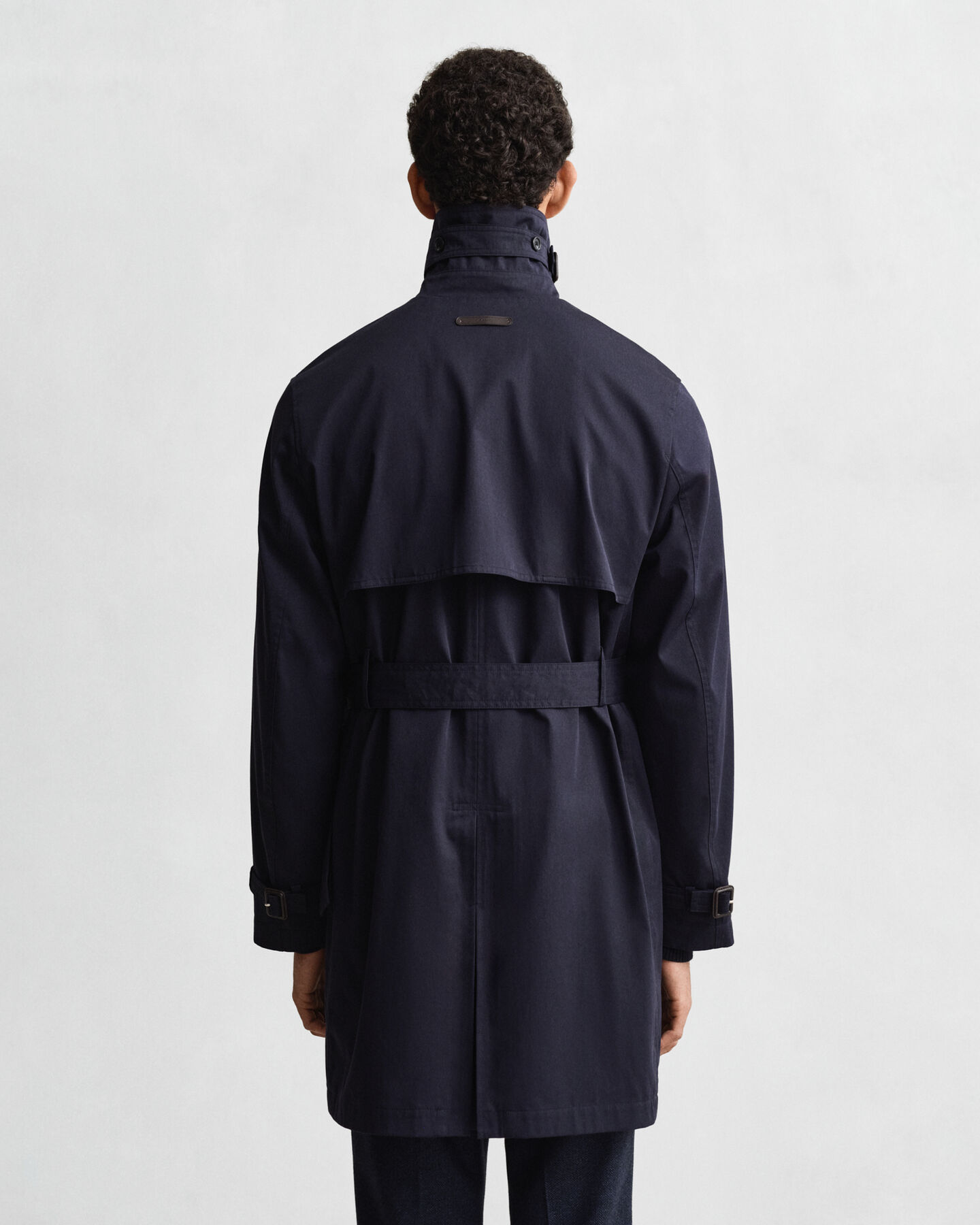 Cotton Blend Trench Coat