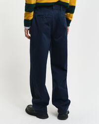 Relaxed Fit Cotton Twill Chinos