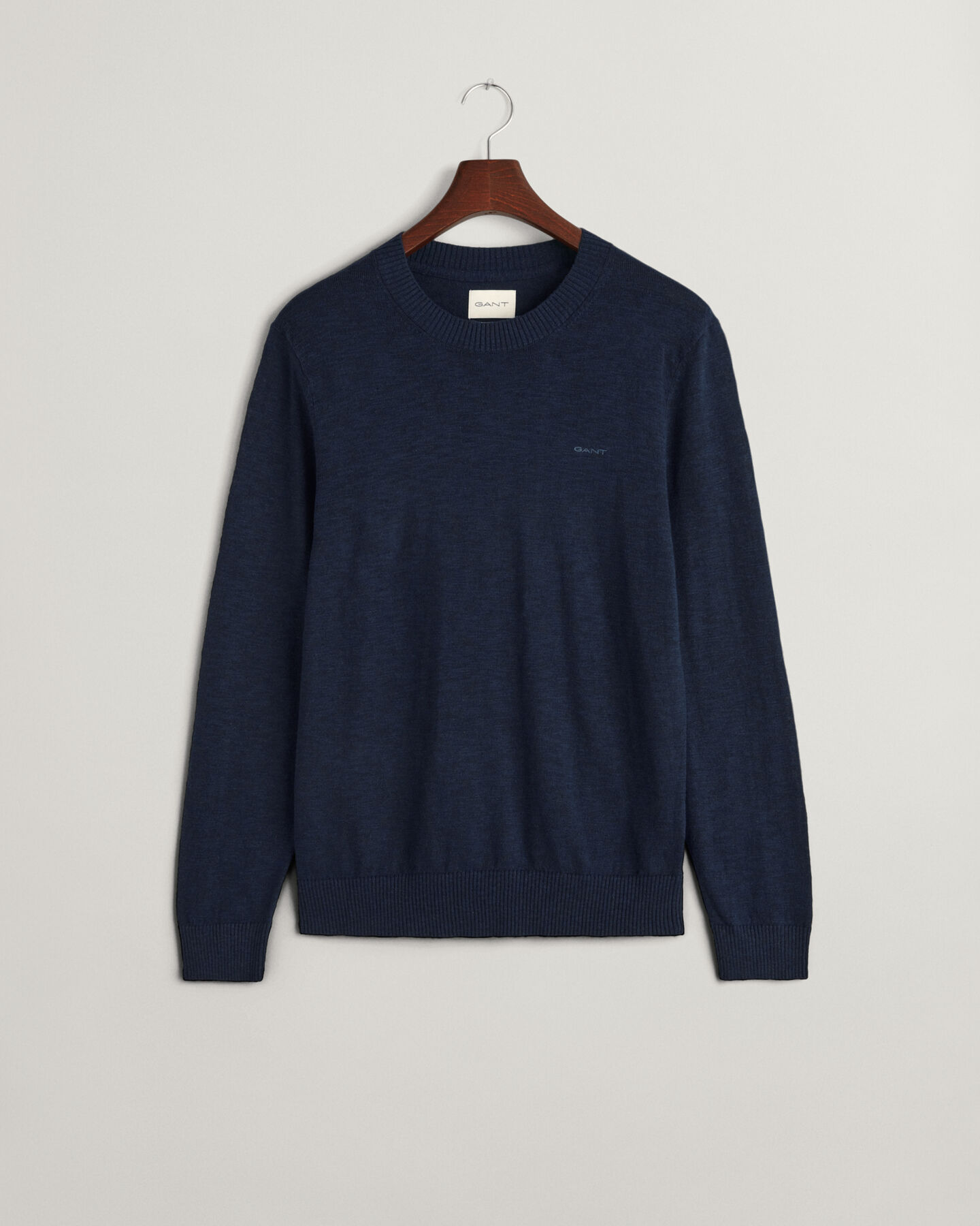 Cotton Linen Crew Neck Sweater