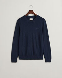 Cotton Linen Crew Neck Sweater