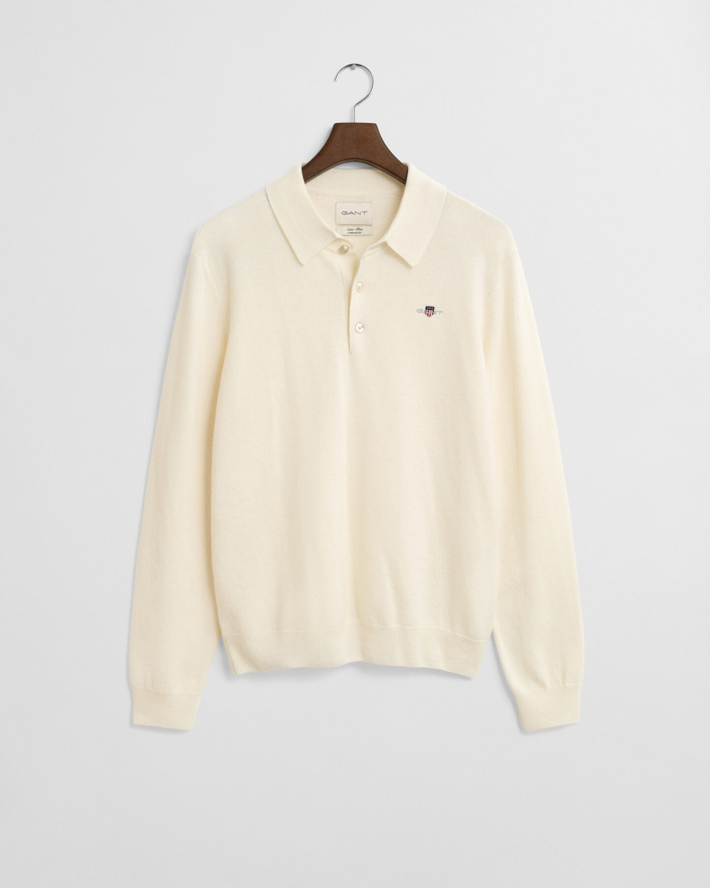 Superfine Lambswool Polo Sweater