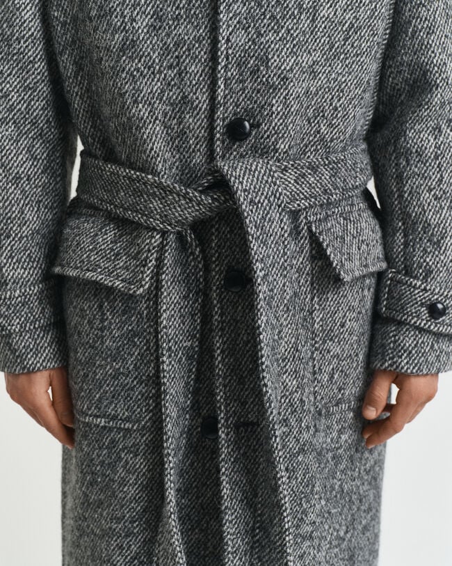 Tweed Wool Coat