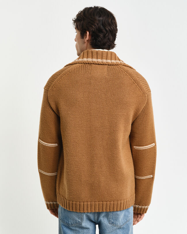 Buttoned Wool Cardigan