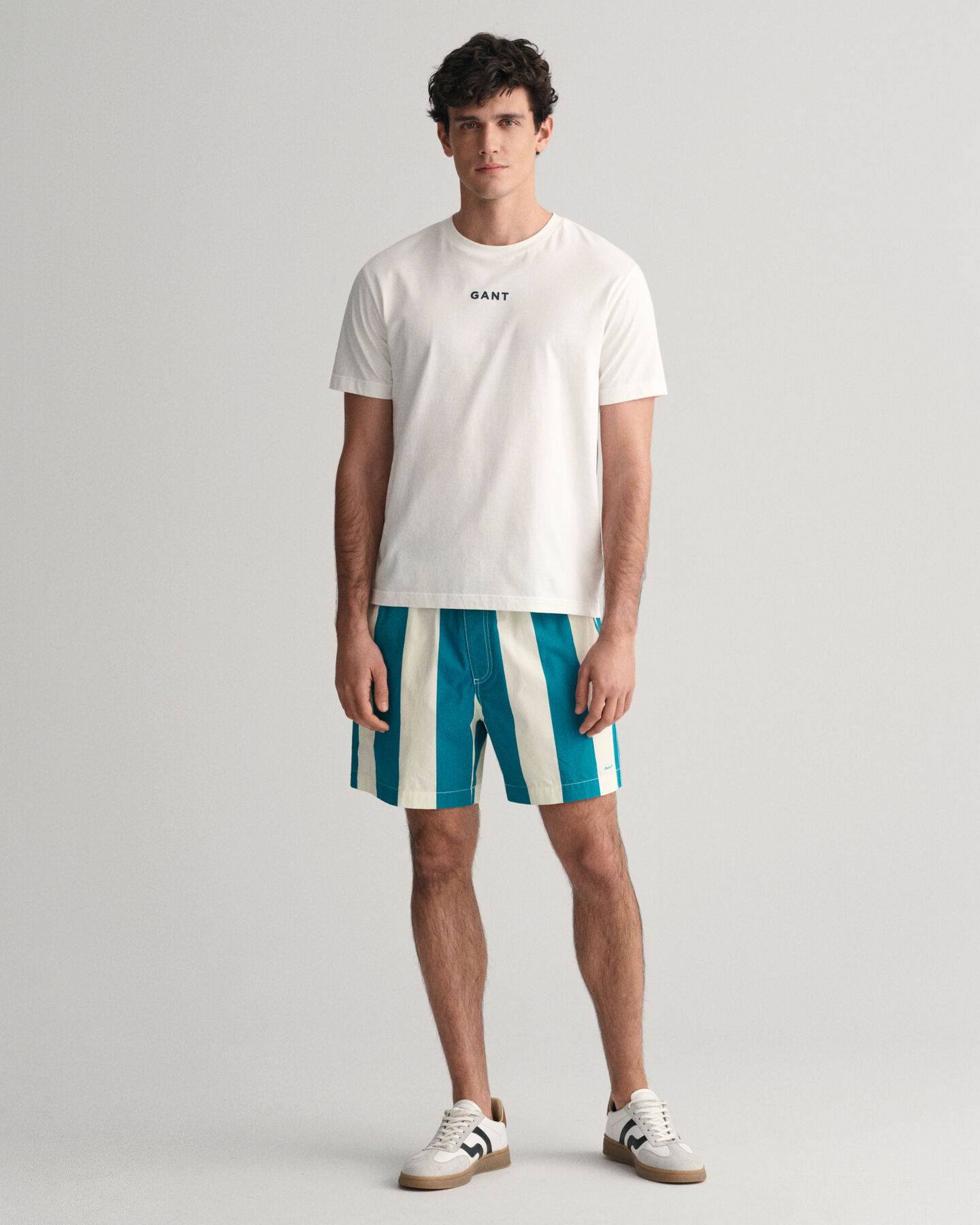 Striped Drawcord Shorts