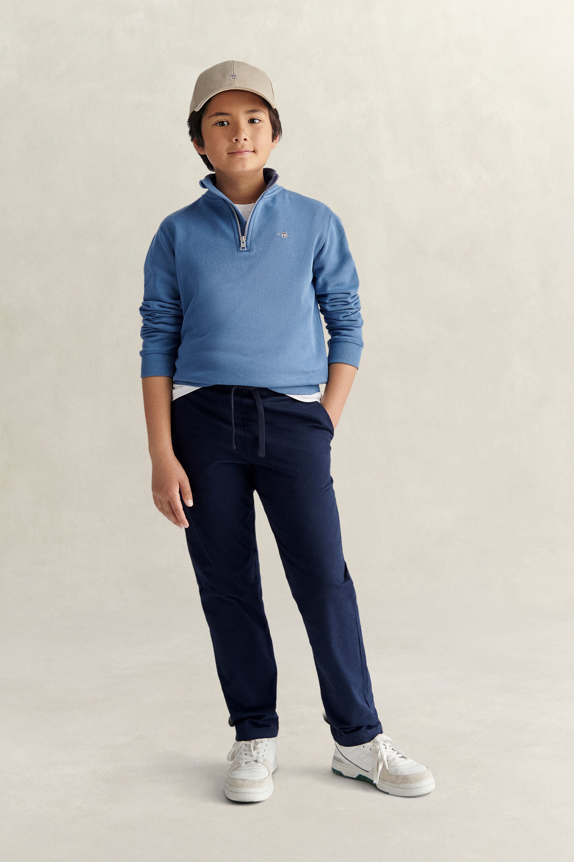 Teen Boys Shield Half-Zip Sweatshirt