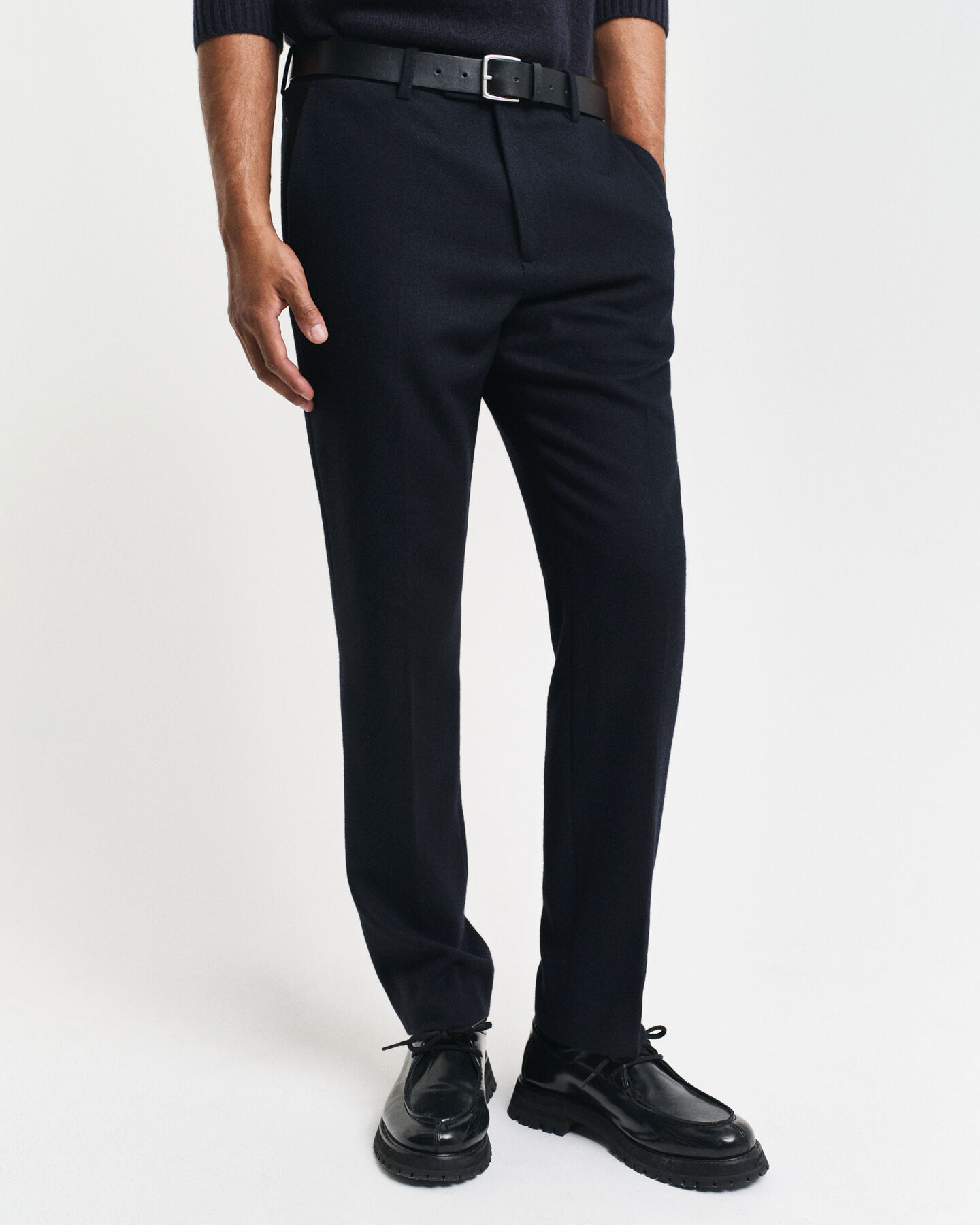 Slim Fit Herringbone Suit Pants