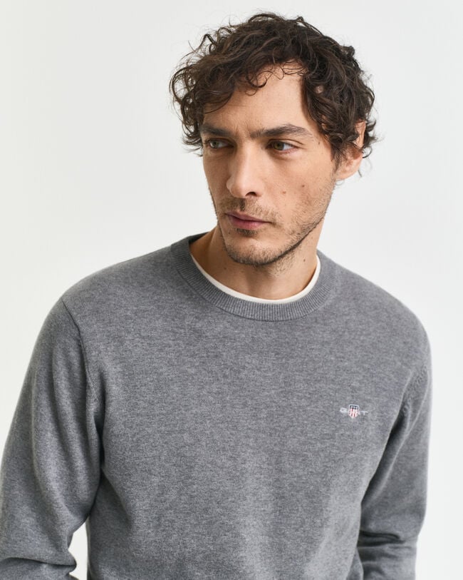 Classic Cotton Crew Neck Sweater