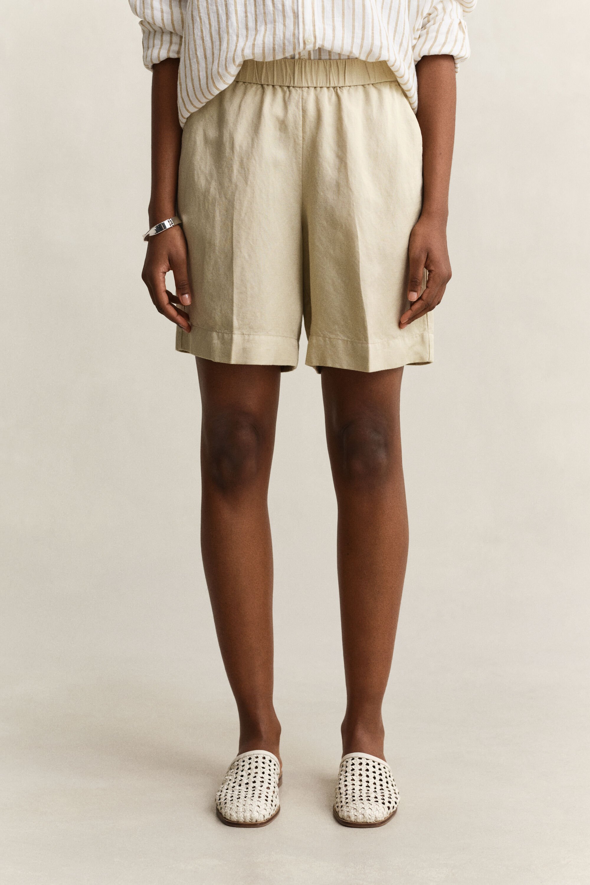 Linen Blend Shorts