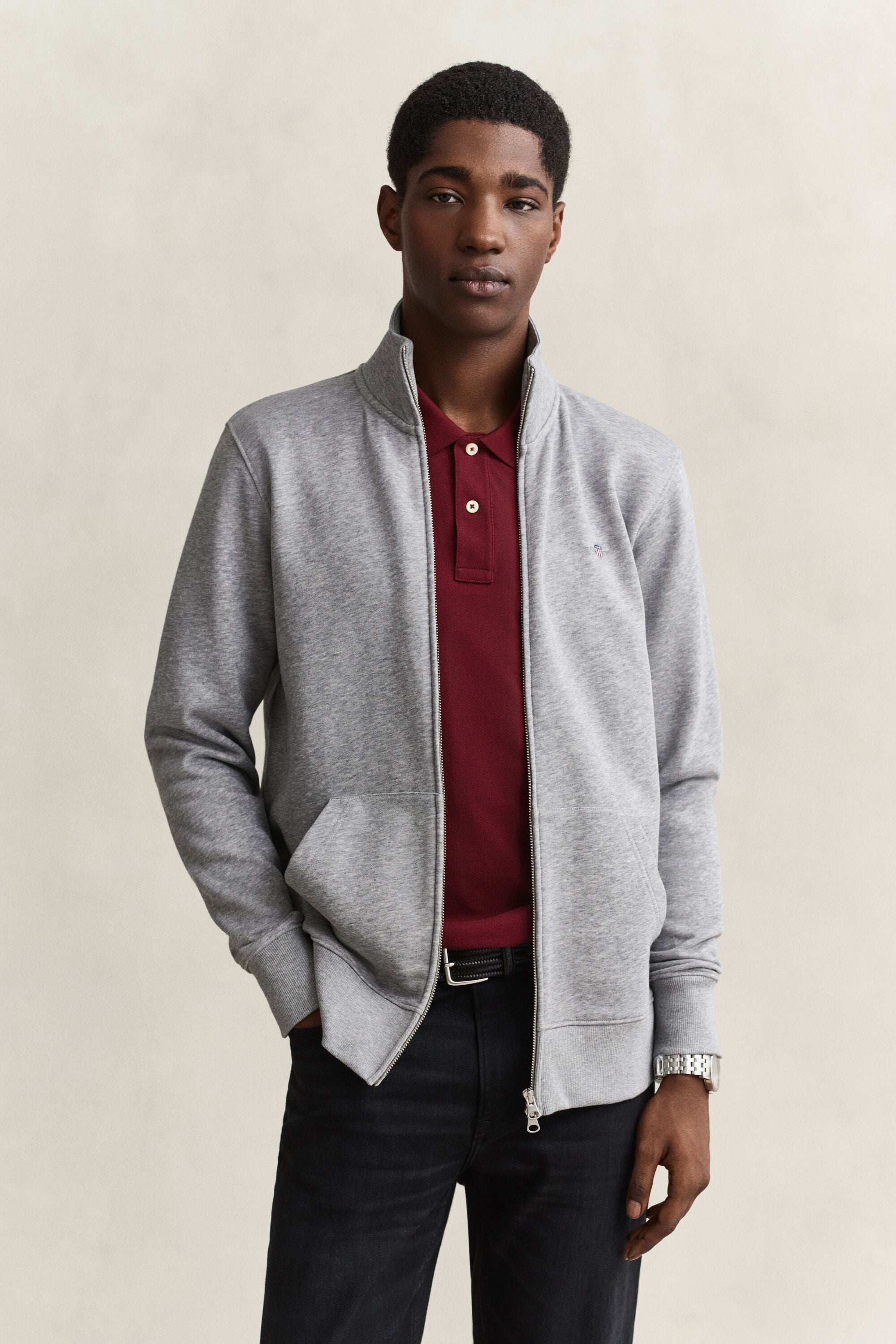 Shield Zip Sweatshirt
