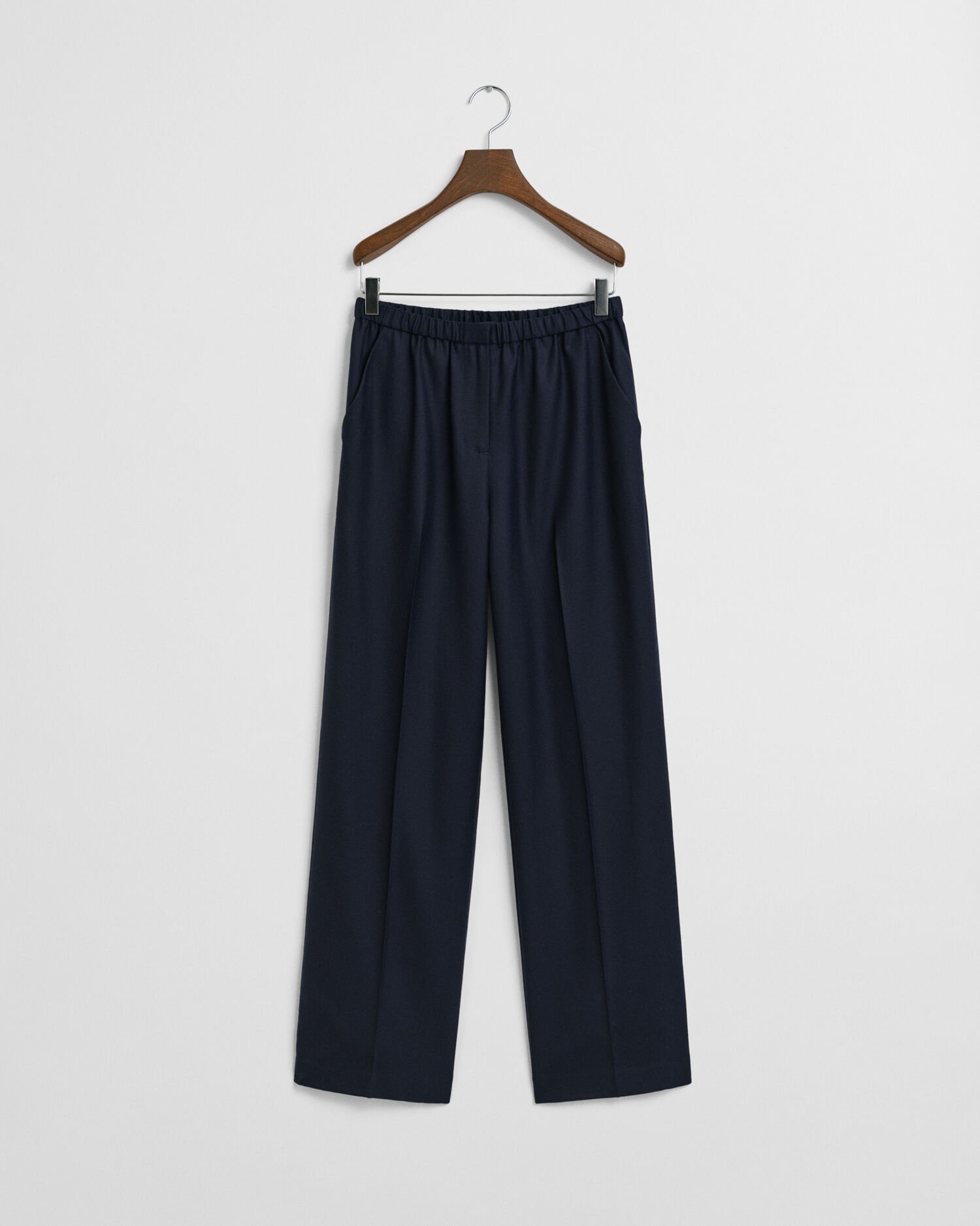 Wool Blend Pull-On Pants