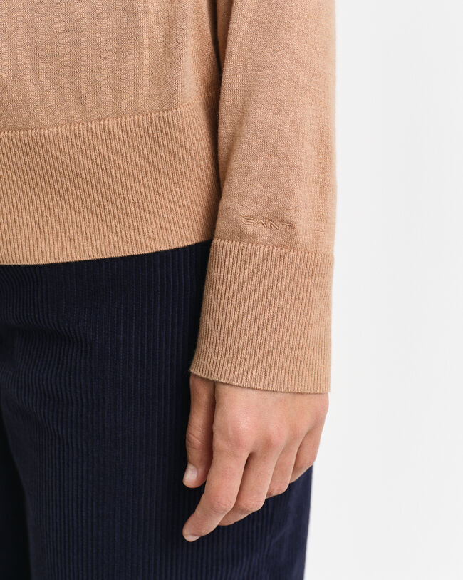 Fine Knit Crew Neck Sweater