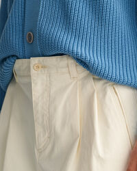 Relaxed Fit Pleated Chinos