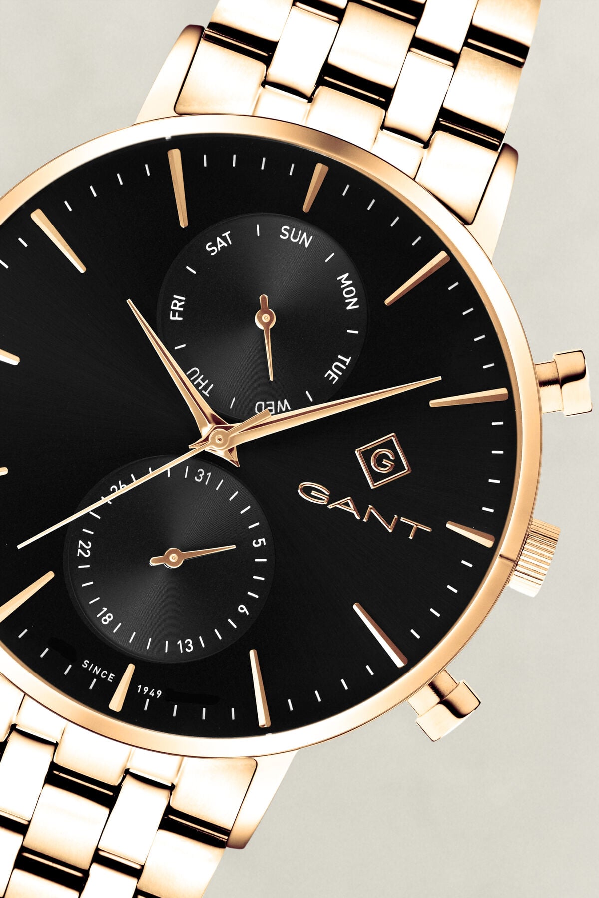 Park Hill Day-Date II Wristwatch — BLACK