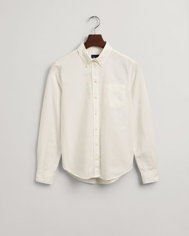 Regular Fit Garment-Dyed Oxford Shirt