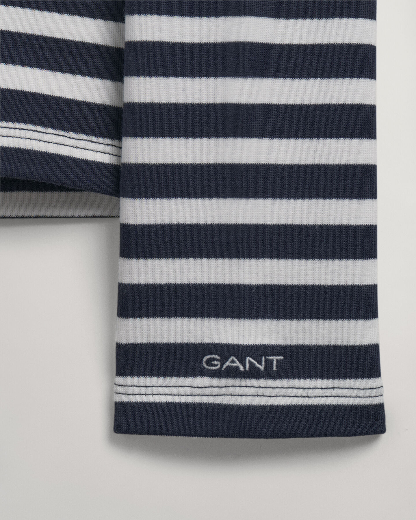 Striped Long Sleeve Ribbed T-Shirt