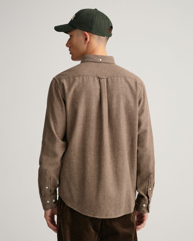 Regular Fit Herringbone Shirt