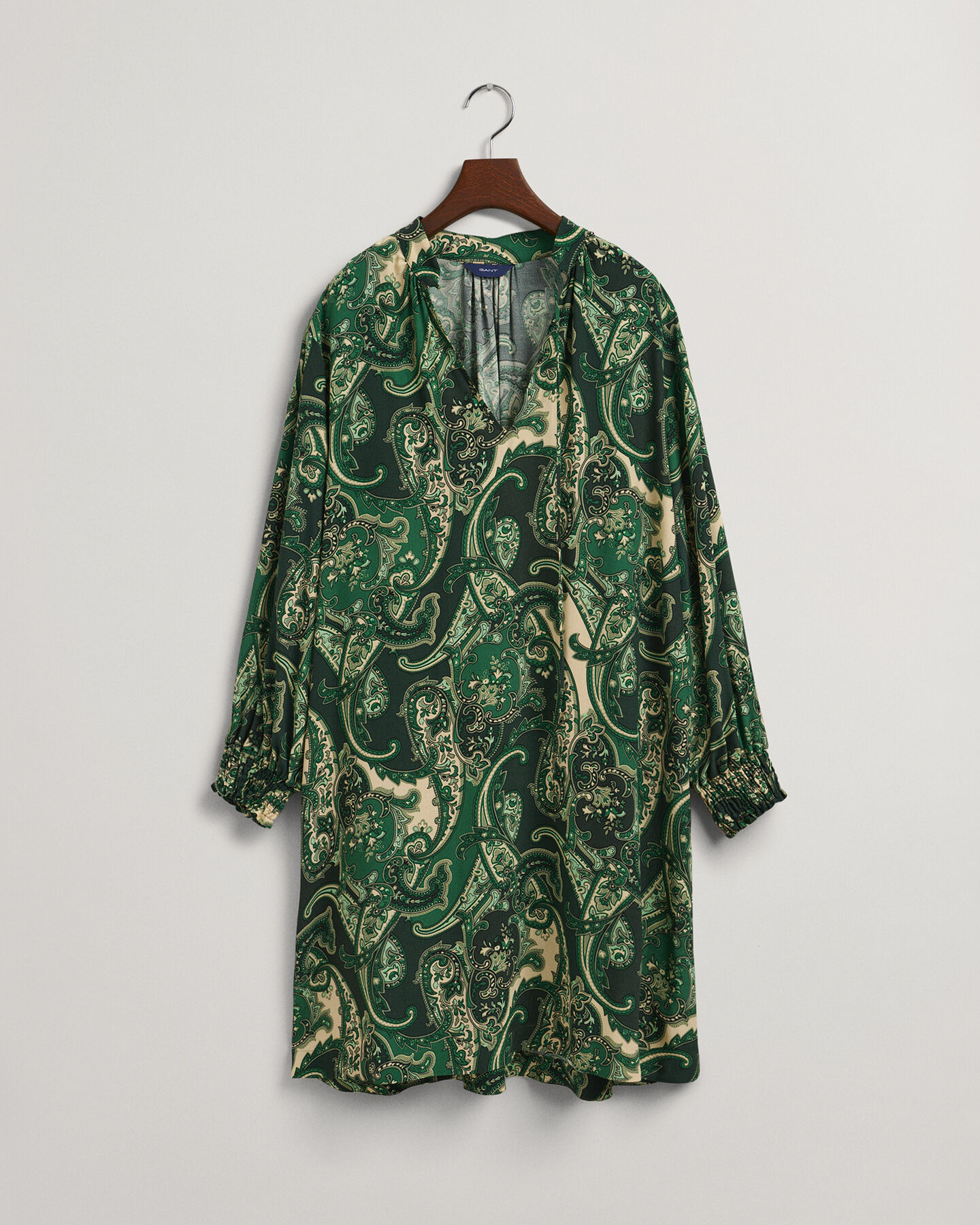 Paisley Stand Collar Dress