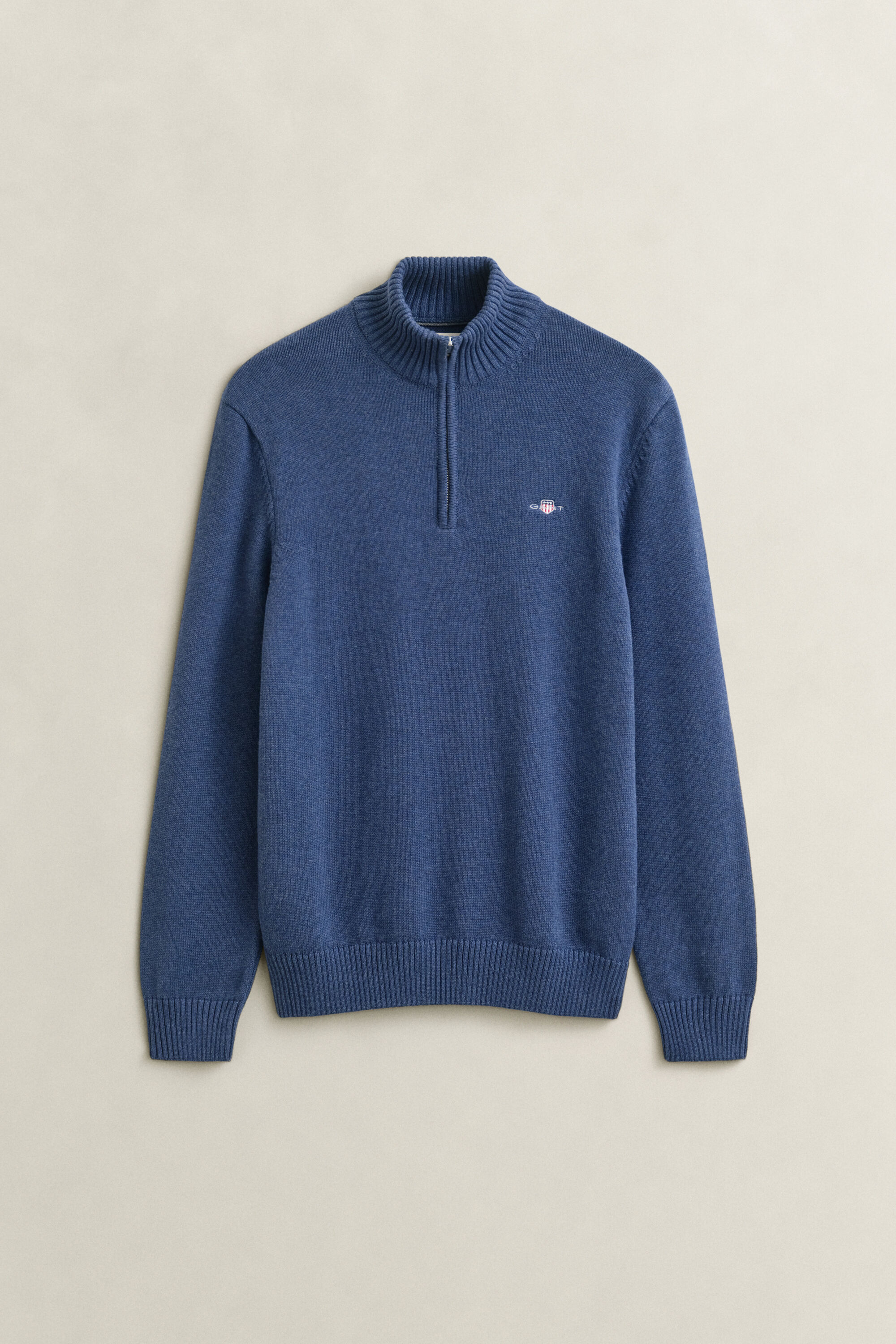 Casual Cotton Half-Zip Sweater