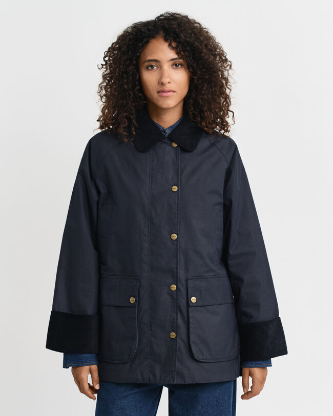 Waxed Cotton Double Decker Jacket