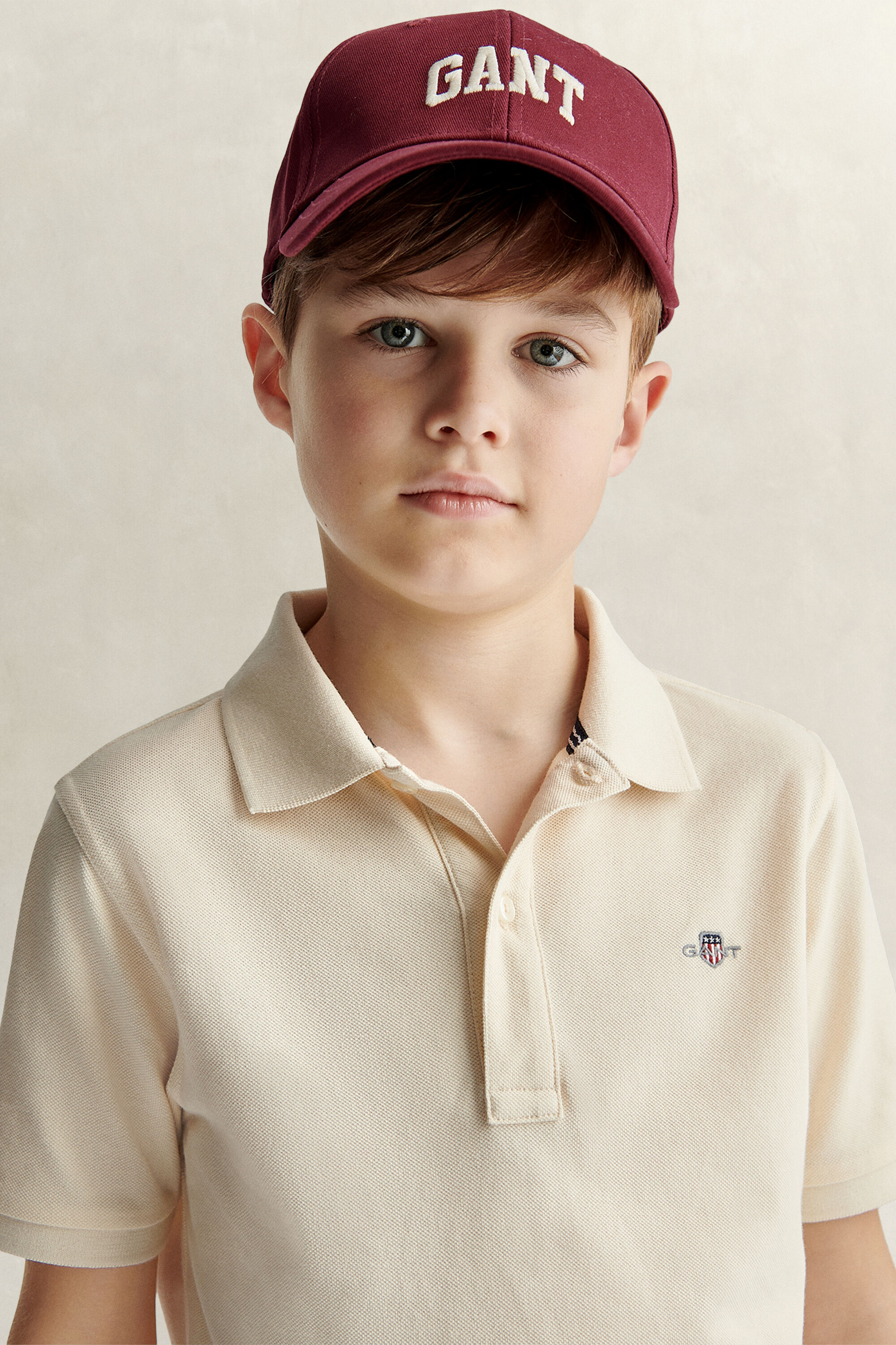 Teens Shield Piqué Polo Shirt