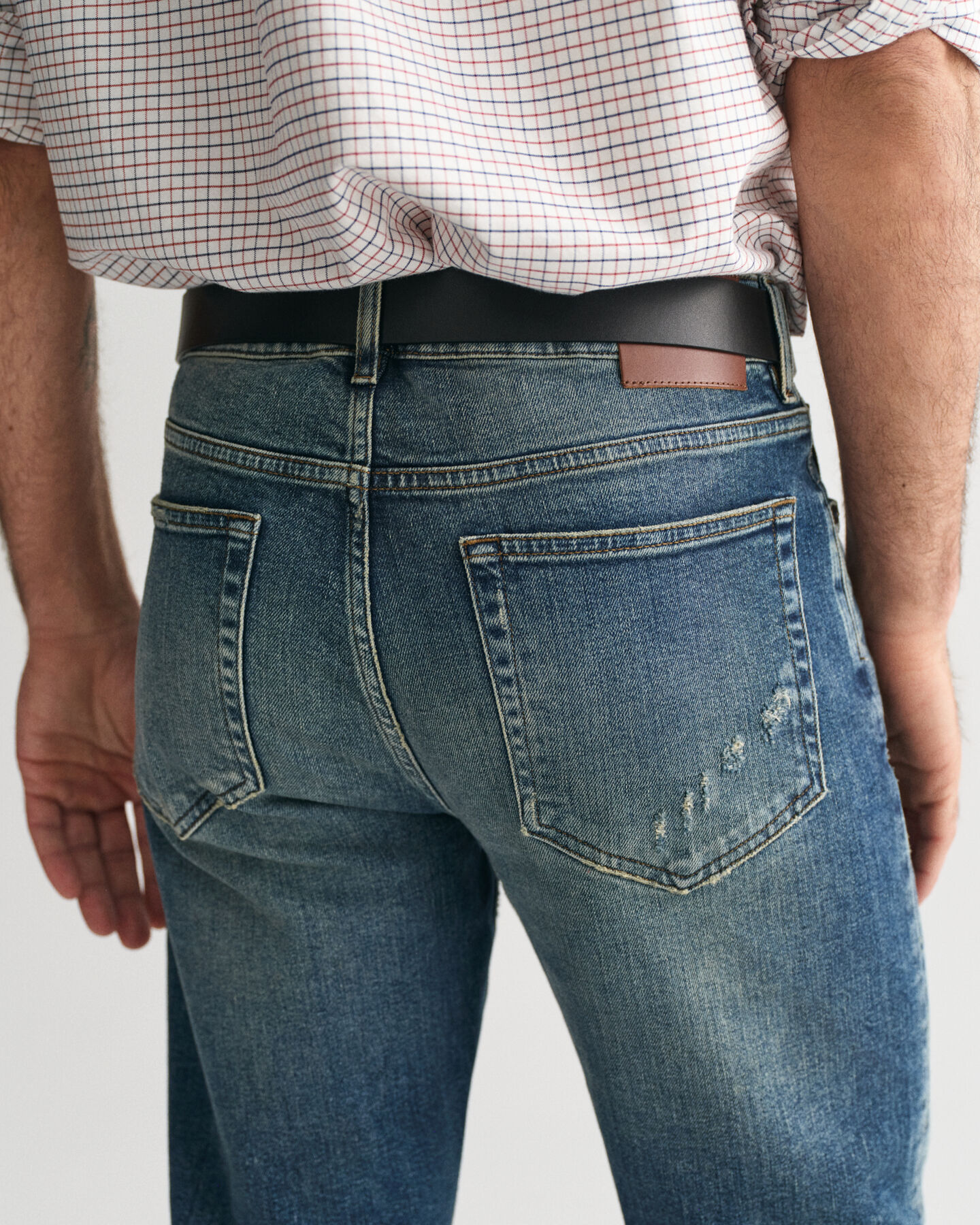 Regular Fit Vintage Wash Jeans