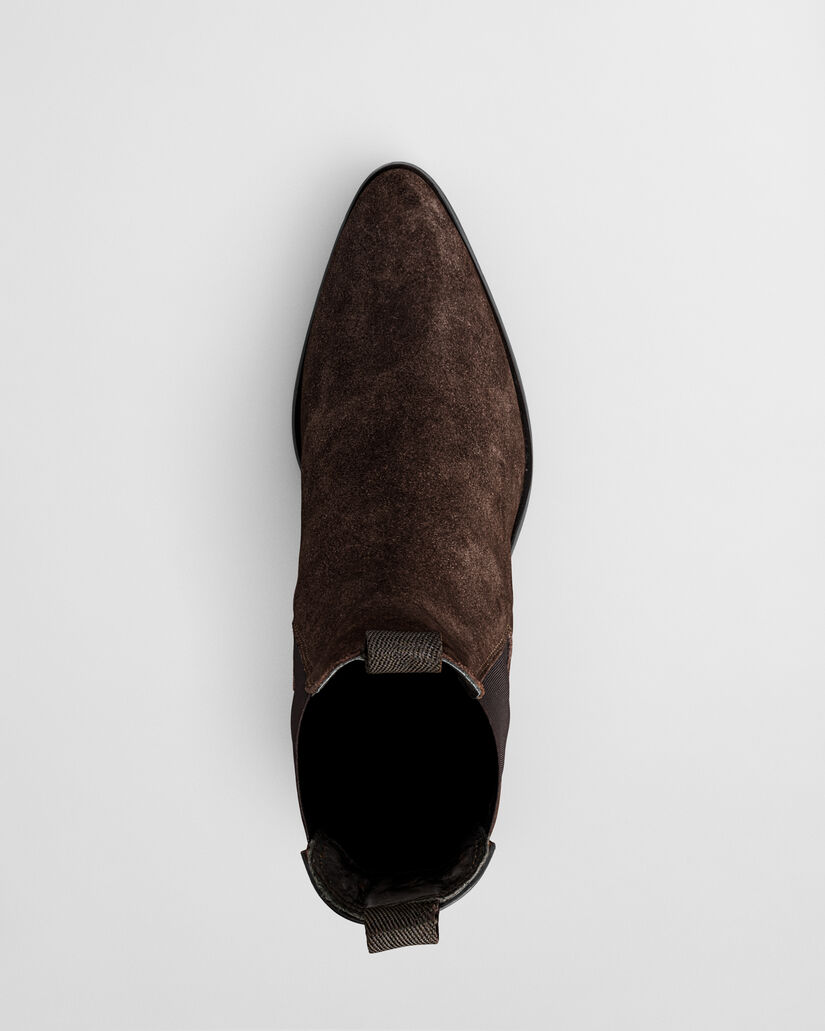 St Broomly Suede Chelsea Boots