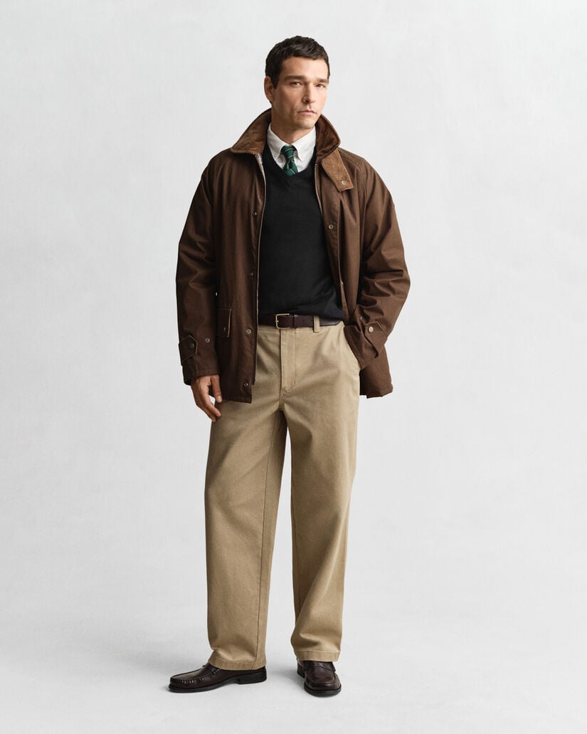 Classic Cotton V-Neck Sweater