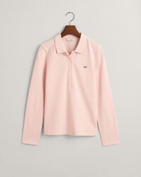 Shield Long Sleeve Piqu&eacute; Polo Shirt