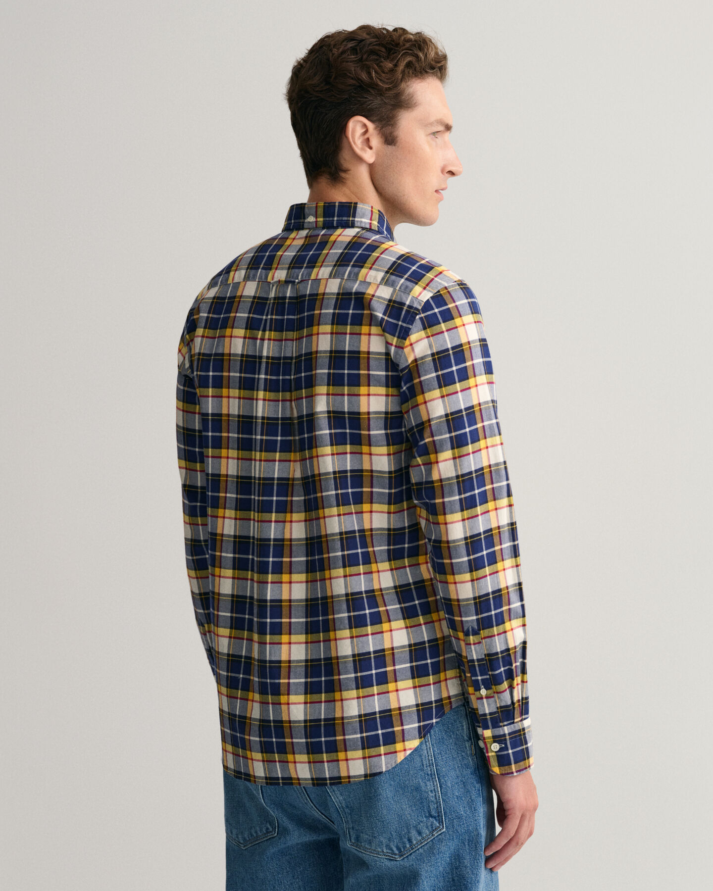 Regular Fit Checked Oxford Shirt