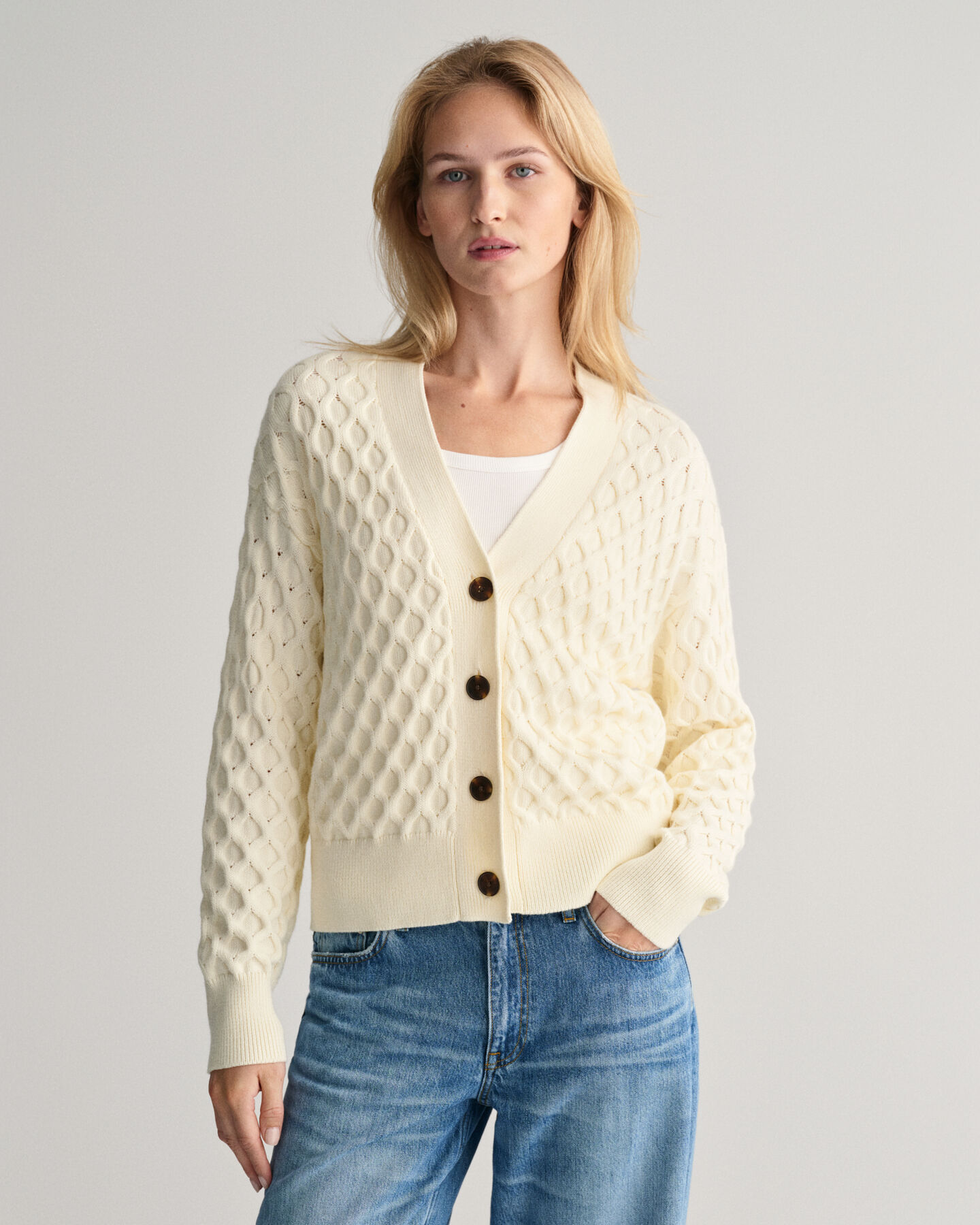 Textured Knit Cardigan