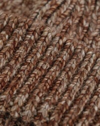 Ribbed Mélange Wool Beanie