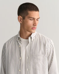 Regular Fit Striped Archive Oxford Shirt