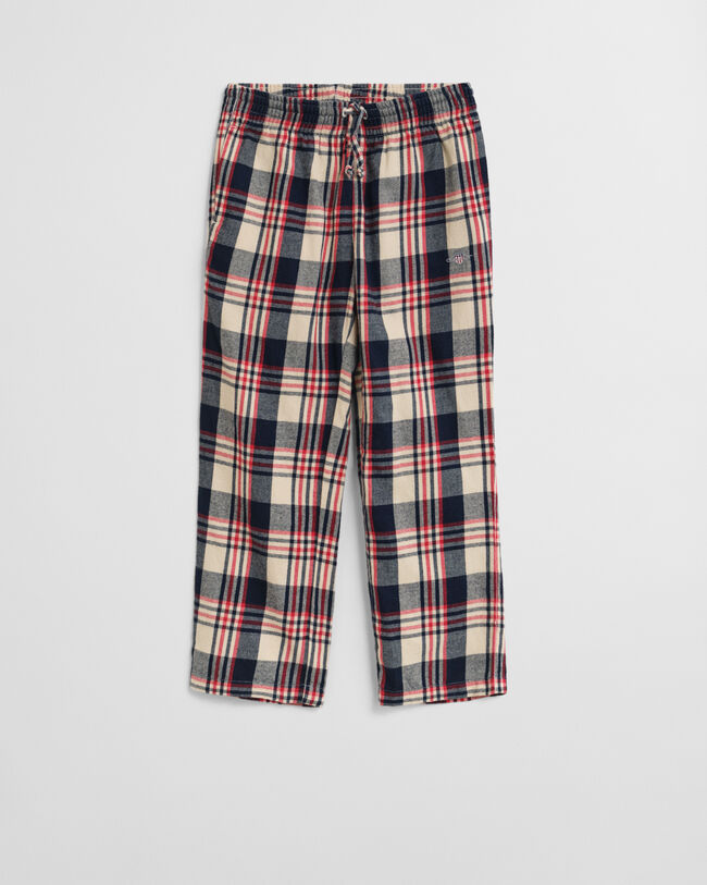 Kids Checked Flannel Pajama Pants