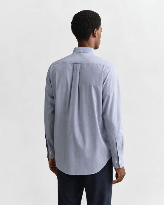 Regular Fit Classic Banker Stripe Poplin Shirt