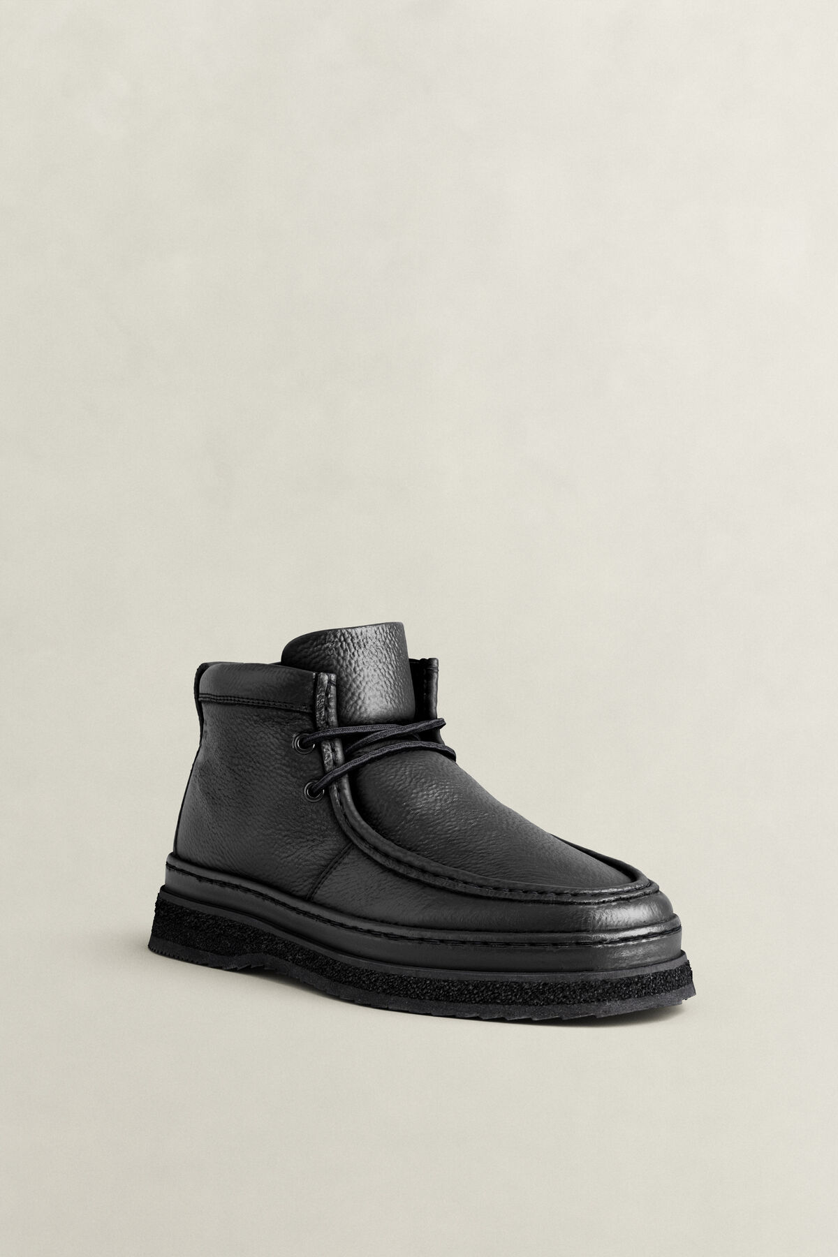 Blistown Leather Boots — BLACK