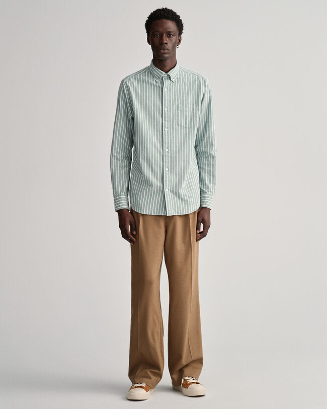 Regular Fit Light Oxford Stripe Shirt